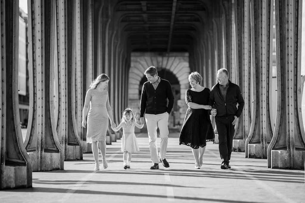 family in Paris