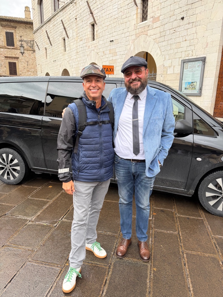 Guest in Italy with our driver